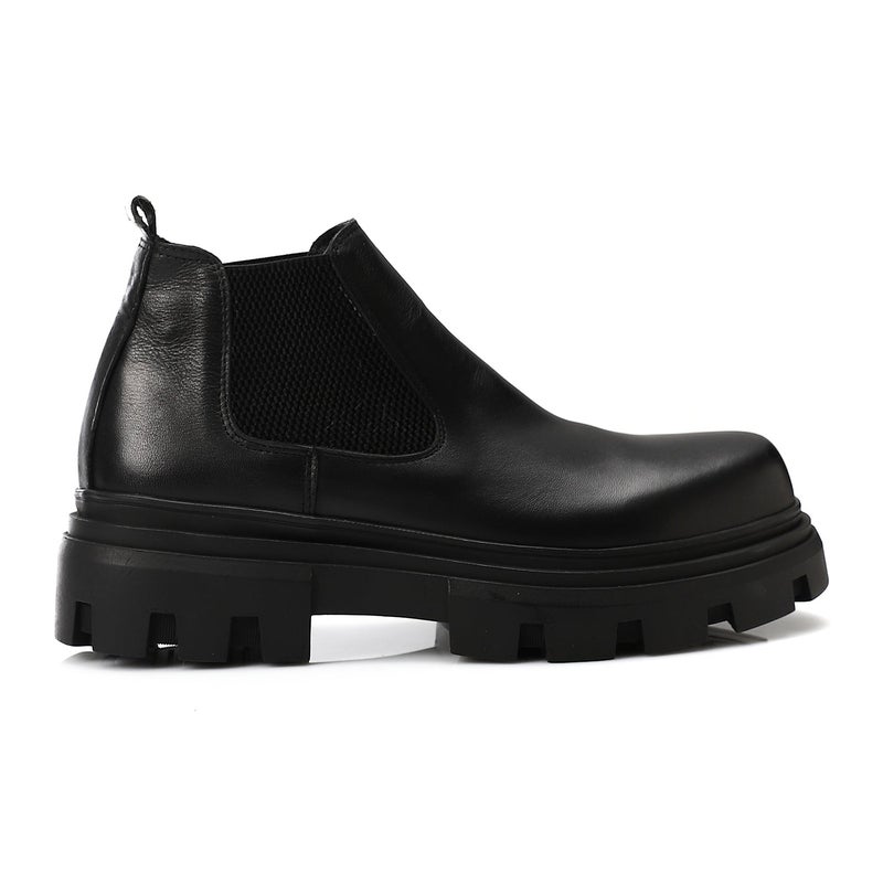 Mr.joe Men’s Chunky Ankle Boots – Black - Image 2